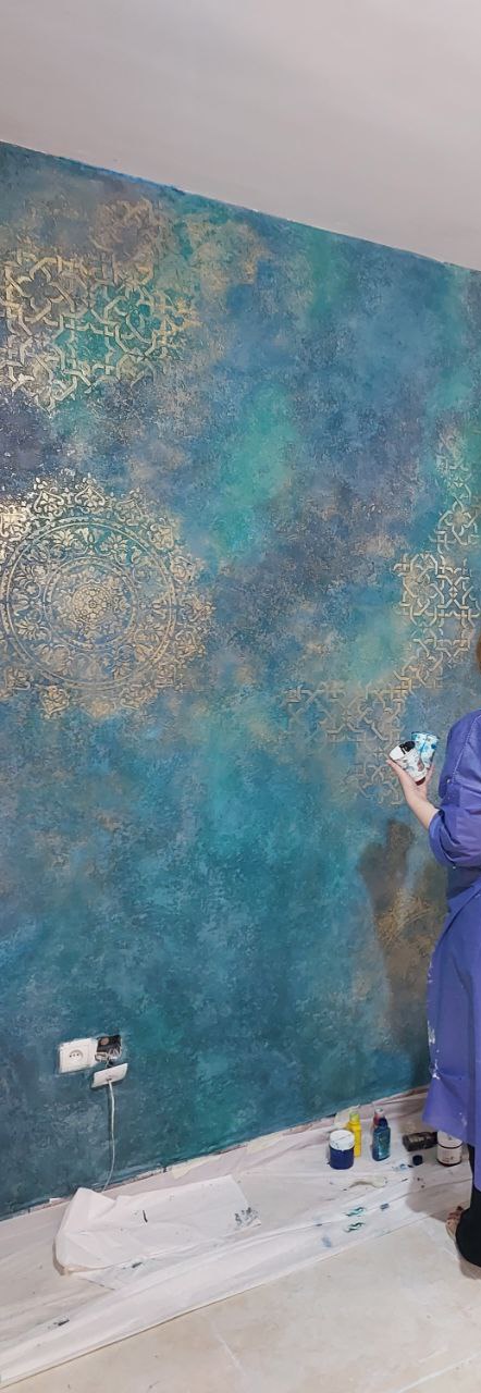 پتینه دیوار پتینه کاری